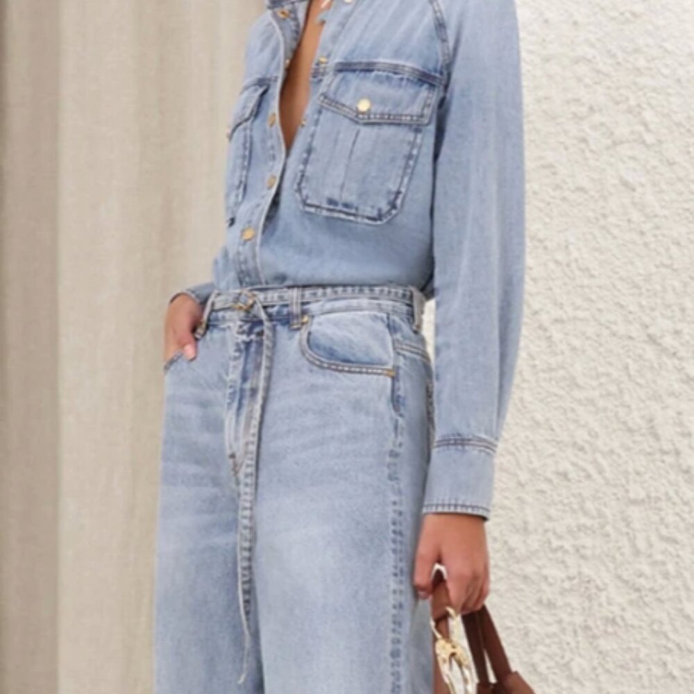 ZIMMERMANN DENIM SHIRT - Picture 4 of 4